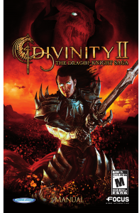 Manual PC Divinity II - The dragon knight saga