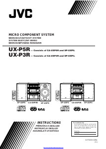 Manuál JVC UX-P3R Stereo souprava