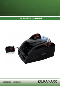 Manuál Duramaxx 10020088 Počítačka bankovek