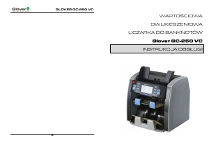 Instrukcja Glover GC-250 VC Licznik banknotów