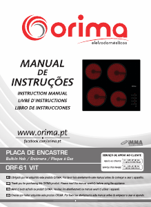 Manual Orima ORF 61 VIT Placa