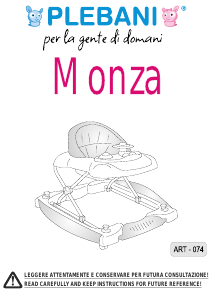 Manual Plebani Monza Baby Walker