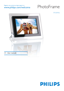 Manual Philips 7FF2FPAS Digital Photo Frame