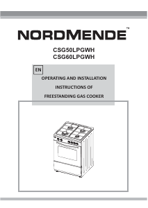 Manual Nordmende CSG60LPGWH Range