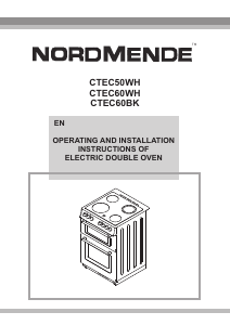 Handleiding Nordmende CTEC50WH Fornuis