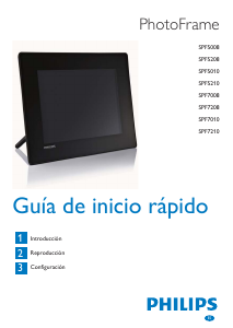 Manual de uso Philips SPF7008 Marco digital