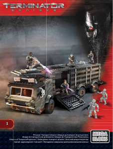 Mode d’emploi Mega Bloks set CNG05 Terminator Prisoner transport attack