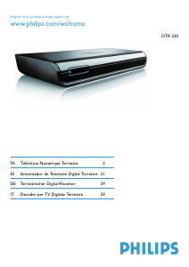 Manual de uso Philips DTR220 Receptor digital