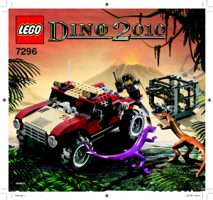 Manual Lego set 7296 Dino 4WD dino trapper