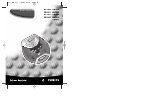 Használati útmutató Philips AX2002 Hordozható CD-lejátszó