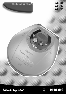 Manual Philips AZ9225 Discman