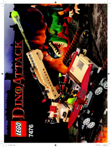 Manual Lego set 7476 Dino Iron predator vs. T-rex