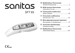 Handleiding Sanitas SFT 65 Thermometer