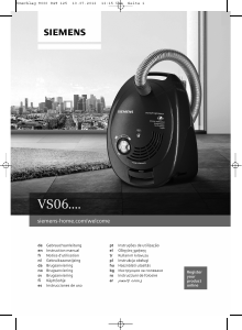 Наръчник Siemens VS06G2511 Прахосмукачка