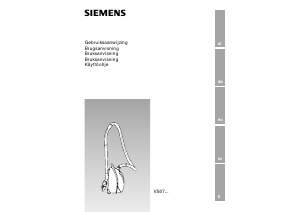 Brugsanvisning Siemens VS07G1840 Støvsuger
