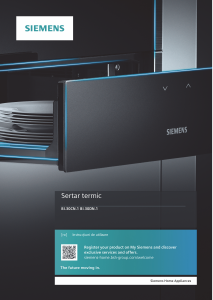 Manual Siemens BI630CNS1 Sertar termic