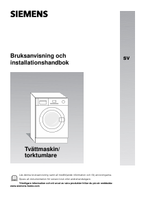 Bruksanvisning Siemens WK14D320EU Tvättmaskin