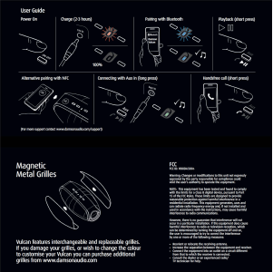 Handleiding Damson Vulcan Luidspreker