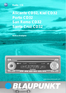 Mode d’emploi Blaupunkt Porto CD32 Autoradio