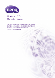 Manuale BenQ GW2255 Monitor LCD
