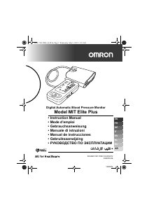 Bruksanvisning Omron MIT Elite Plus Blodtrycksmätare