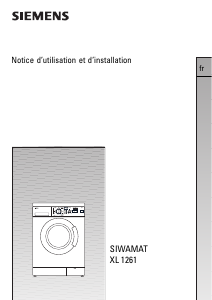 Használati útmutató Siemens WXL1261FE Mosógép