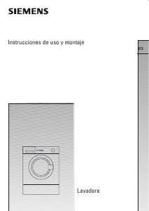 Priručnik Siemens WXLI1060EE Stroj za pranje rublja