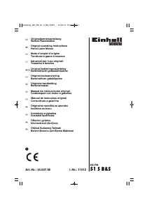 Handleiding Einhell GE-PM 51 S B and S Grasmaaier
