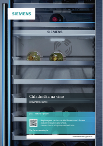 Manuál Siemens CI24WP03 Vinotéka
