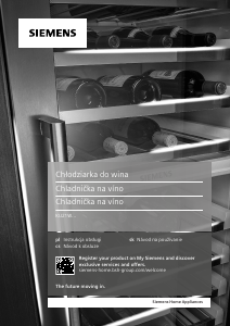 Návod Siemens KU21WAHG0G Vinotéka