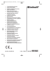 Manual Einhell RG-PM 48 B and S Corta-relvas