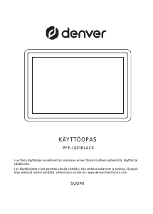 Käyttöohje Denver PFF-1021 Digitaalinen valokuvakehys