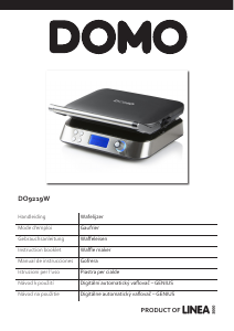 Manual Domo DO9219W Waffle Maker