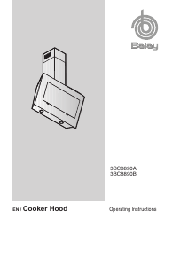 Manual Balay 3BC8890A Cooker Hood