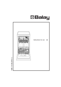 Handleiding Balay 3VB350ID Vaatwasser