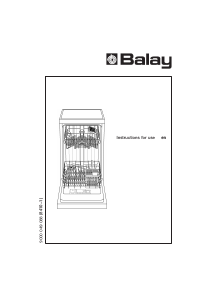 Manual Balay 3VT913NA Dishwasher