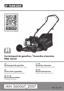 Manual Parkside IAN 360067 Lawn Mower