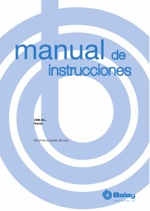 Manual de uso Balay 3HB4331B0 Horno