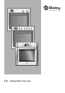 Bedienungsanleitung Balay 3HT509XP Backofen