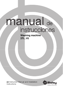 Handleiding Balay 3TI977B Wasmachine