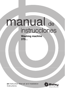 Manual Balay 3TS976BT Washing Machine