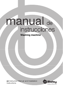 Handleiding Balay 3TS984B Wasmachine