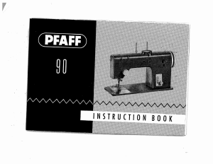 Manual Pfaff 90 Sewing Machine