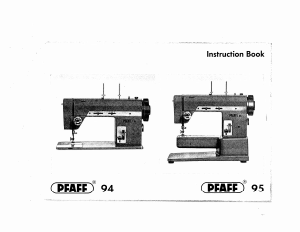 Manual Pfaff 94 Sewing Machine