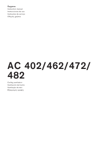 Manual de uso Gaggenau AC402181 Campana extractora