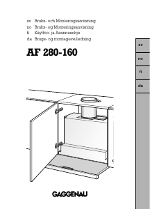 Brugsanvisning Gaggenau AF280160 Emhætte