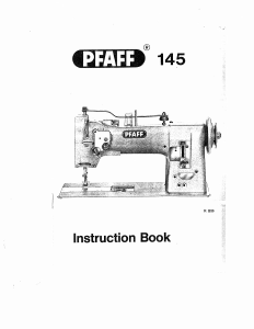 Manual Pfaff 145 Sewing Machine