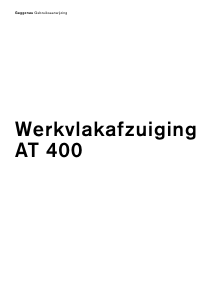 Handleiding Gaggenau AT400130 Afzuigkap