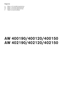 Brugsanvisning Gaggenau AW400150 Emhætte