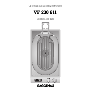 Handleiding Gaggenau VF230611 Friteuse